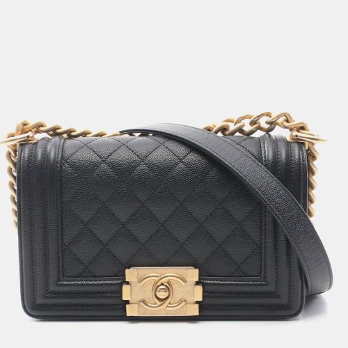 Boy Small Chain Shoulder Bag Leather - Chanel - Modalova