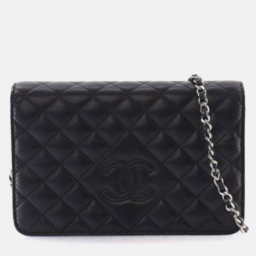 Lambskin Wallet On Chain - Chanel - Modalova