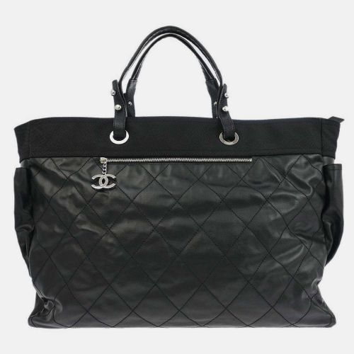 Chanel Black Leather Paris-Biarritz GM Tote Handbag - Chanel - Modalova