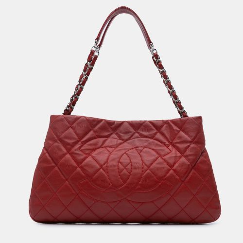 Quilted Caviar Expandable Zip Tote - Chanel - Modalova