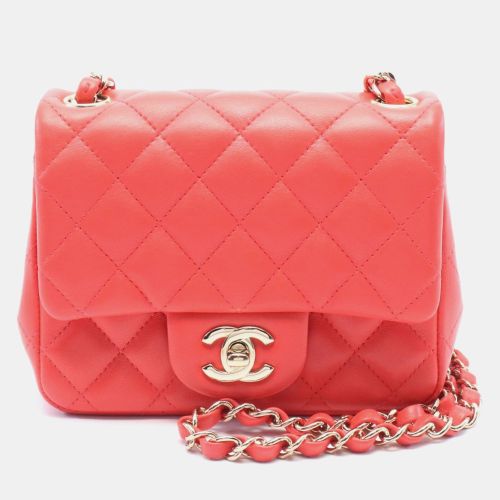 Mini Matelasse Shoulder Bag Leather - Chanel - Modalova