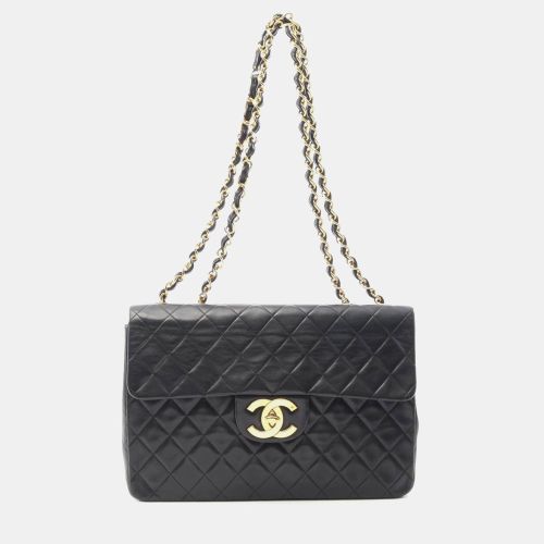 Deca Matelasse 34 Shoulder Bag Lambskin Sheepskin - Chanel - Modalova