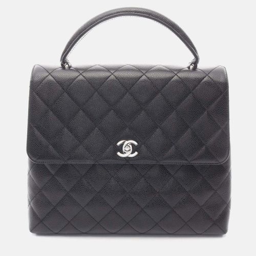 Chanel Kelly Black Leather Top Handle Bag - Chanel - Modalova