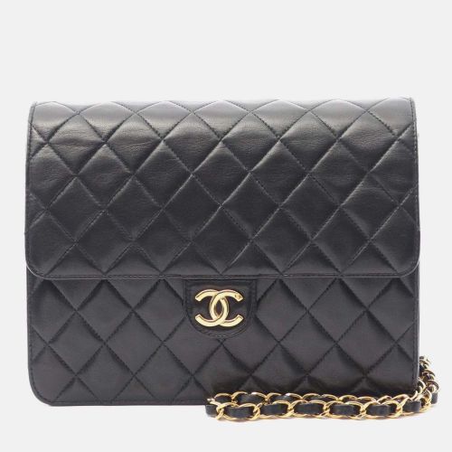 Chanel Flap Black Leather Shoulder Bag - Chanel - Modalova
