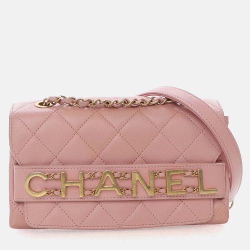 Chanel Pink Small Calfskin Enchained Flap Bag - Chanel - Modalova