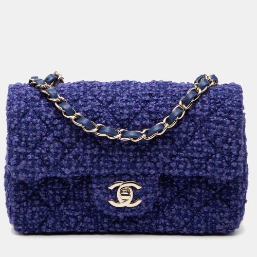 Mini Rectangular Classic Single Flap Tweed Shoulder Bag - Chanel - Modalova