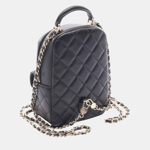 Mini CC Backpack Lambskin Leather Backpack Bag - Chanel - Modalova