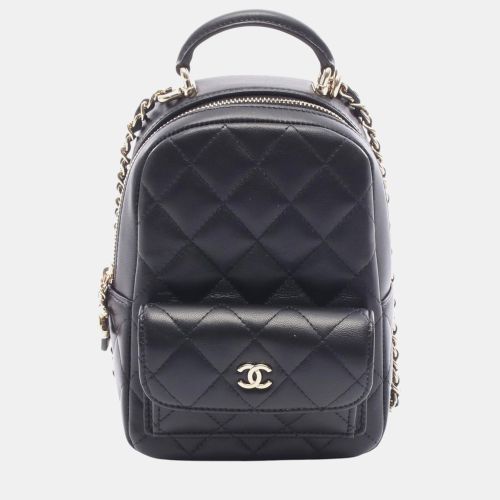 Mini CC Backpack Lambskin Leather Backpack Bag - Chanel - Modalova