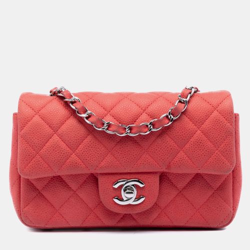 Classic Mini Rectangular Caviar Leather Flap Bag - Chanel - Modalova