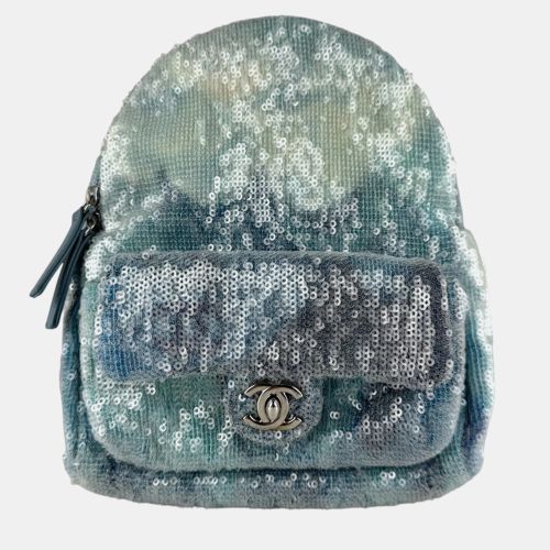 Mini Waterfall Sequins Lambskin Backpack Bag - Chanel - Modalova