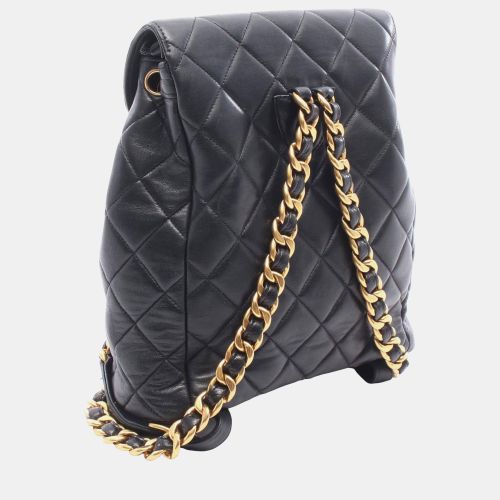 Duma Medium Quilted Lambskin Leather Drawstring Backpack Bag - Chanel - Modalova