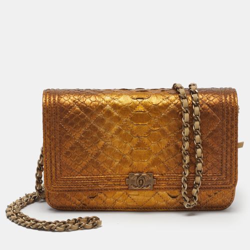 Boy WOC Ombre Quilted Python Clutch - Chanel - Modalova