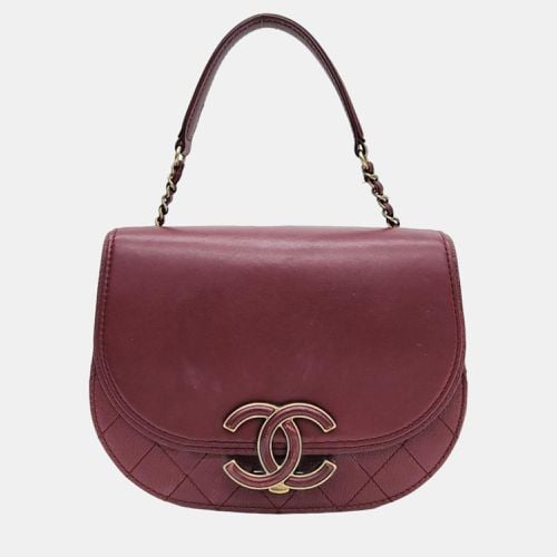 Chanel Red Leather Coco Curve Flap Crossbody Bag - Chanel - Modalova