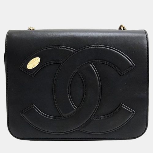 Chanel Black Leather CC Mania Flap Shoulder Bag - Chanel - Modalova