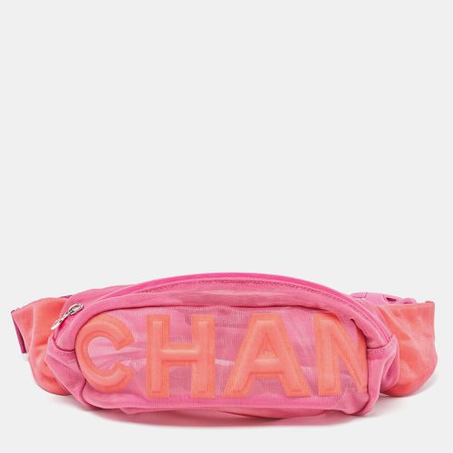 Chanel Pink Mesh and Fabric CC Belt Bag - Chanel - Modalova