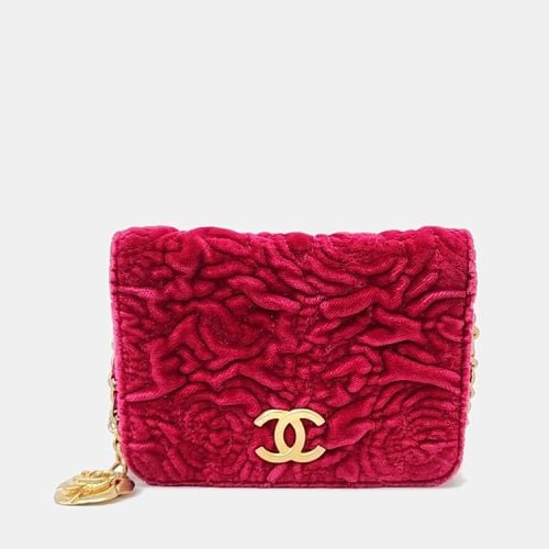 Chanel Red Velvet Mini Cross Bag - Chanel - Modalova