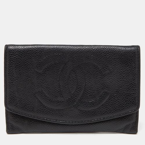 Chanel Black Caviar Leather CC Timeless Continental Wallet - Chanel - Modalova