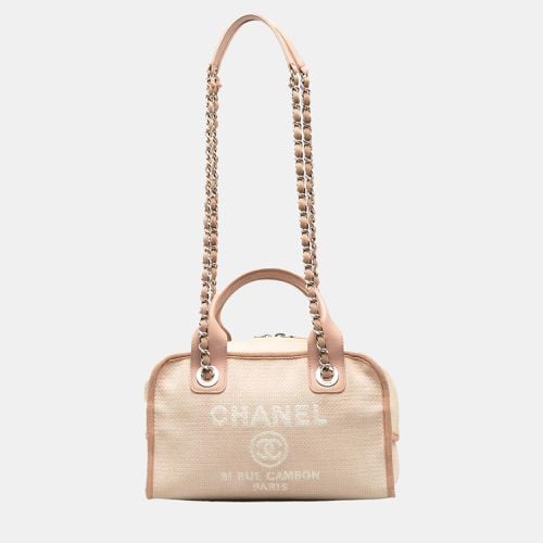 Chanel Pink Small Deauville Bowling Satchel - Chanel - Modalova