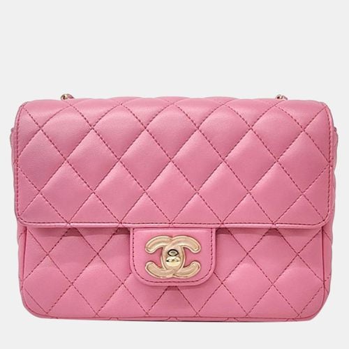 Chanel Pearl Pink Leather Mini Classic Flap Bag - Chanel - Modalova