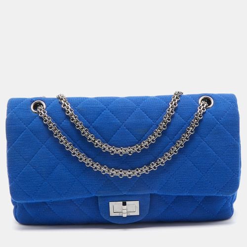 Chanel Blue Jersey Classic 227 Reissue 2.55 Flap Bag - Chanel - Modalova