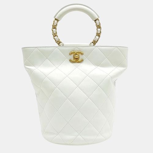 Chanel White Leather In the Loop Chain Backpack - Chanel - Modalova