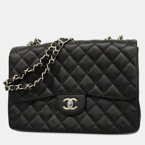 Chanel Caviar Leather Jumbo Classic Double Flap Shoulder Bags - Chanel - Modalova