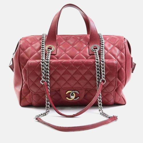 Chanel Quilted Goatskin Large Casual Pocket Shopping Tote - Chanel - Modalova