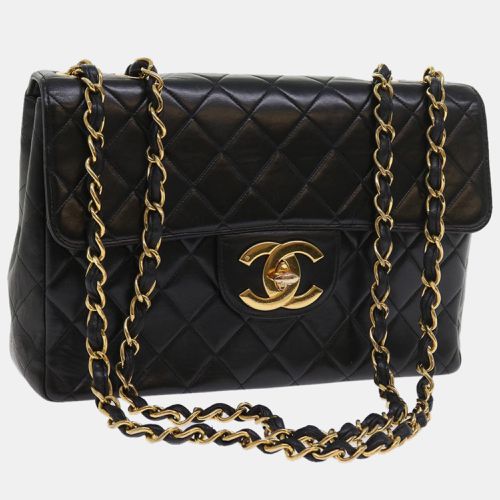 Chanel Black Leather Classic Flap Bag - Chanel - Modalova