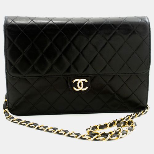 Chanel Black Leather Classic Single Flap Bag - Chanel - Modalova