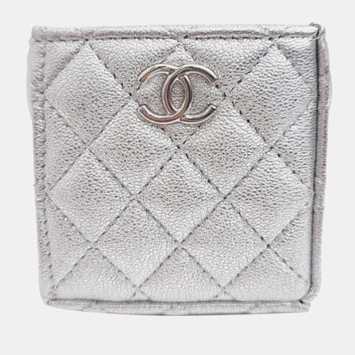 Chanel Silver Mini Bucket Chain Bag - Chanel - Modalova