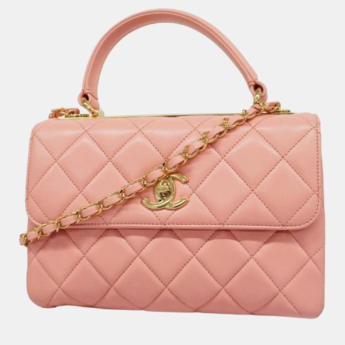 Chanel Pink Leather Small Trendy CC Top Handle Bags - Chanel - Modalova