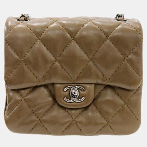 Chanel Patent Leather Mini Square Classic Double Flap Shoulder Bags - Chanel - Modalova