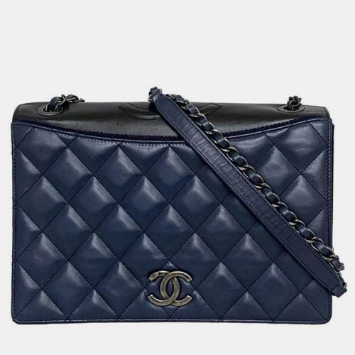 Chanel Blue Quilted Lambskin Medium Ballerine Flap Bag - Chanel - Modalova