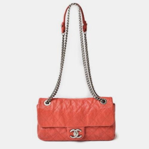 Chanel Red Caviar Quilted Mini Simply CC Flap Bag - Chanel - Modalova