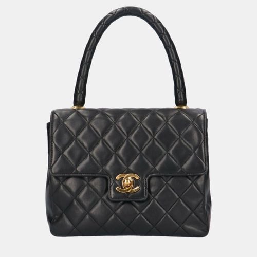 Chanel Black Leather Kelly Top Handle Bag - Chanel - Modalova