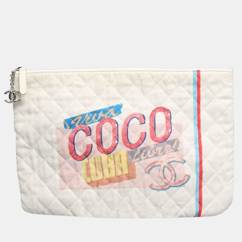 Chanel Coco Cuba Fabric Clutch - Chanel - Modalova