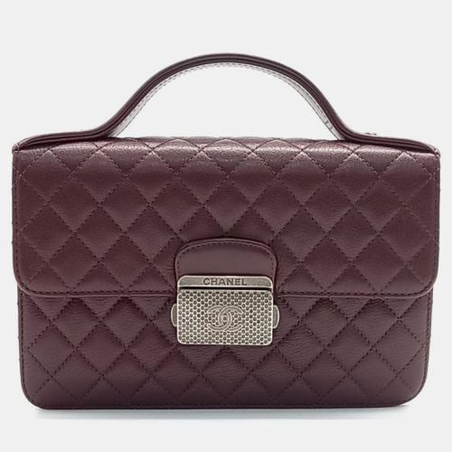 Chanel Burgundy Leather Crossbody Bag - Chanel - Modalova