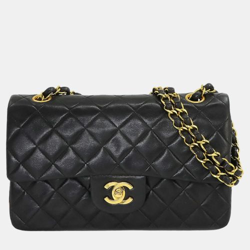 Lambskin Leather Small Classic Double Flap Shoulder Bag - Chanel - Modalova