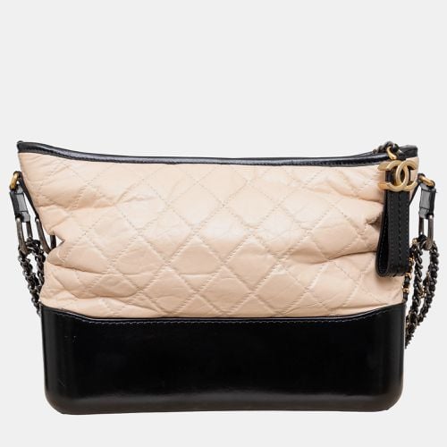 Chanel Quilted Large Gabrielle Hobo Bag - '10s Beige Leather - Chanel - Modalova