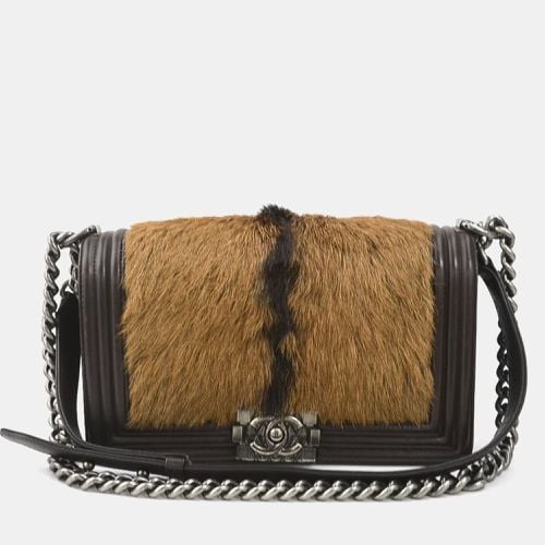 Chanel Brown Leather and Goat Hair Celtic Boy Bag - Chanel - Modalova