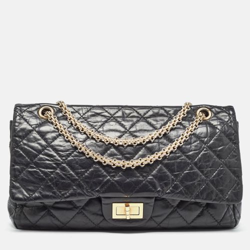 Chanel Black Quilted Aged Leather 227 Reissue 2.55 Flap Bag - Chanel - Modalova