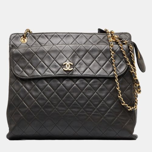 Chanel Black CC Quilted Leather Chain Shoulder Bag - Chanel - Modalova