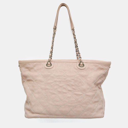 Chanel Pink Caviar Quilted Small CC Daily Shopping Tote Bag - Chanel - Modalova