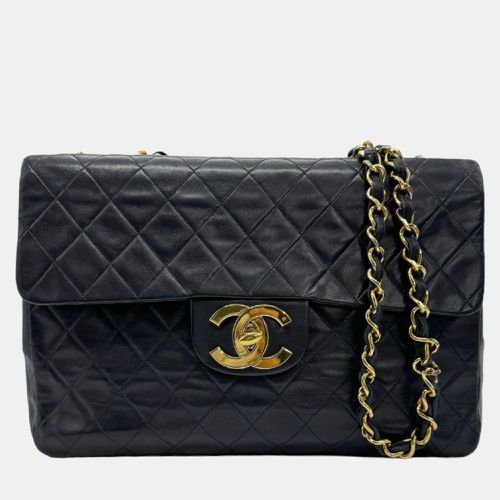 Chanel Black Quilted Leather Classic Single Flap Shoulder Bag - Chanel - Modalova