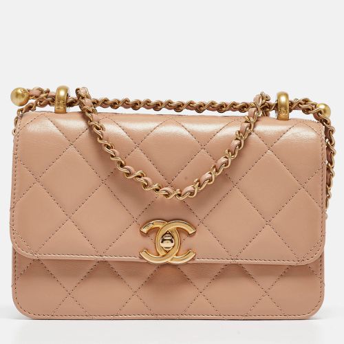 Chanel Beige Quilted Leather Perfect Fit Flap Bag - Chanel - Modalova