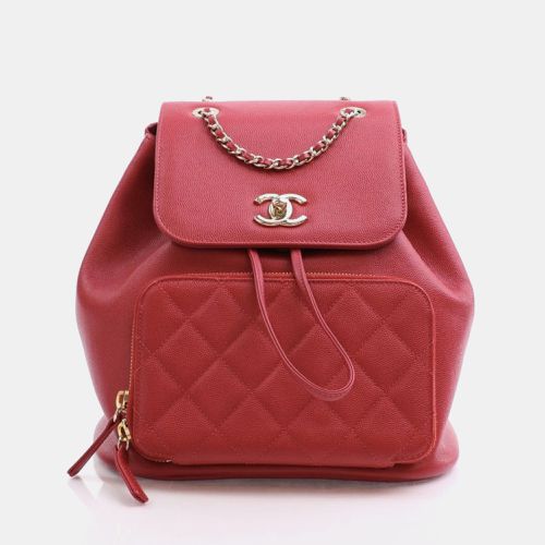 Chanel Red Caviar Leather Business Affinity Backpack - Chanel - Modalova