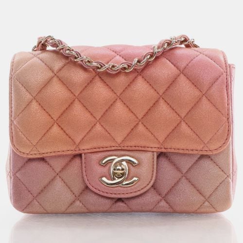 Chanel Metallic Rose Gold Quilted Calfskin Mini Classic Flap Bag - Chanel - Modalova