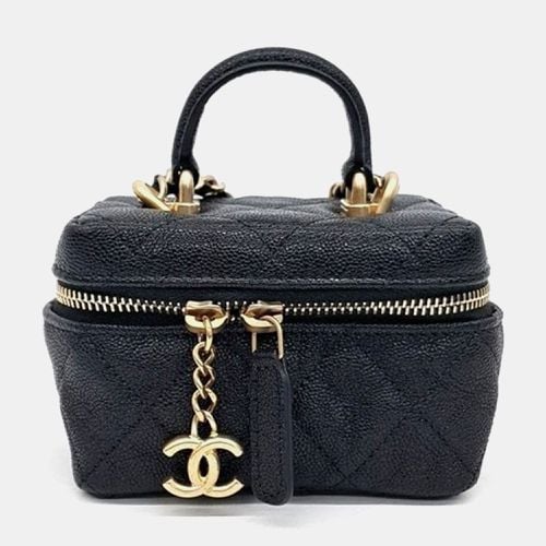 Chanel Black Caviar Vanity Mini Chain Crossbody Bag - Chanel - Modalova