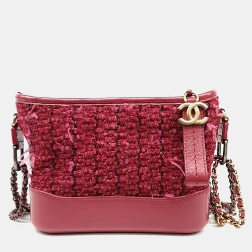 Chanel Pink Tweed Gabrielle Small Hobo Bag - Chanel - Modalova