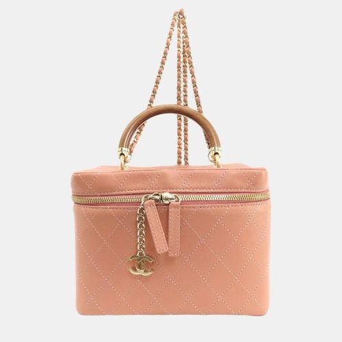 Chanel Pink Knock On Wood Vanity Case - Chanel - Modalova